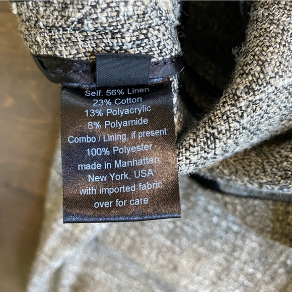 **SOLD** Rachel Comey tweed linen cotton overalls jumpsuit 2 - Picture 11 of 12